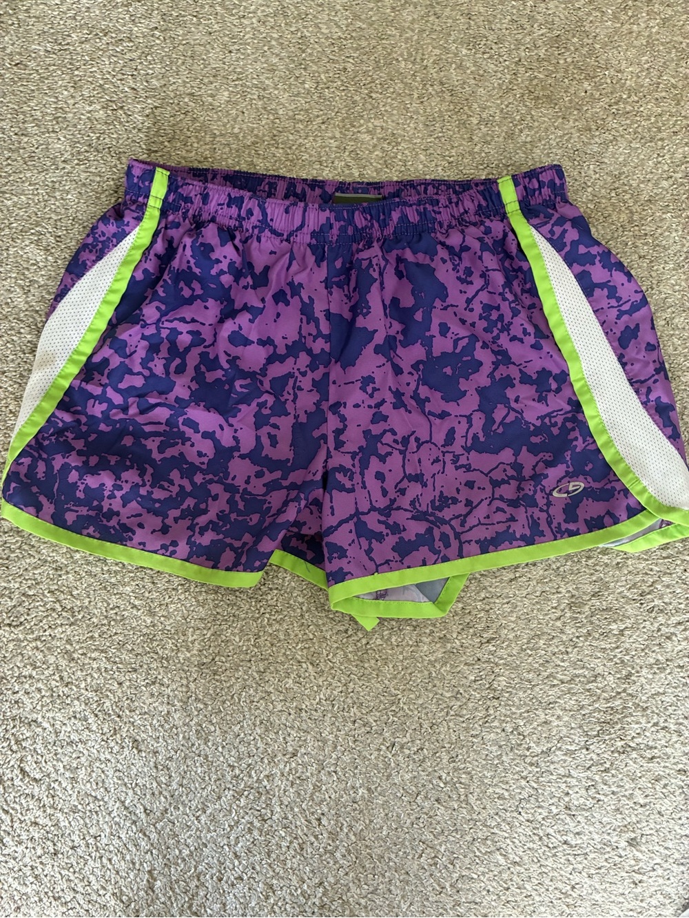 Girls Athletic Purple Shorts
